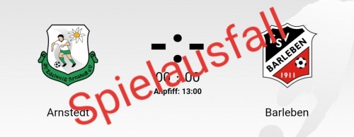 Spielausfall gegen Barleben