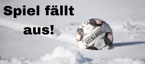 Spielausfälle am Wochenende ❄️⚽️