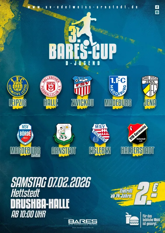 ⚽️3. Bares-Cup der D-Jugend in Hettstedt⚽️