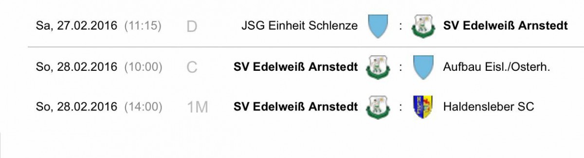 Winterpause ist in Arnstedt endlich vorbei
