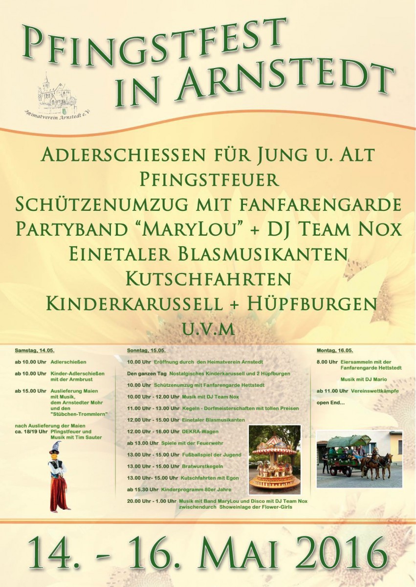 Pfingsten 2016 in Arnstedt