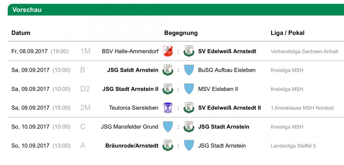 Vorschau zum Edelweißen Wochenende