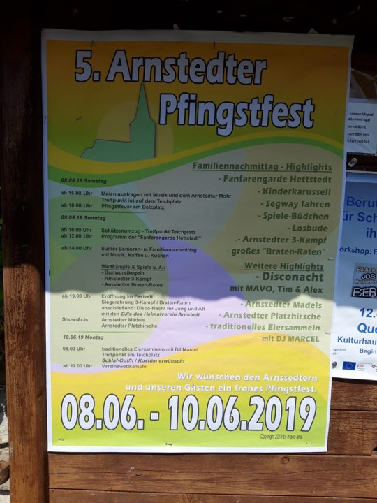 Wir wünschen Euch ein schönes Pfingstfest