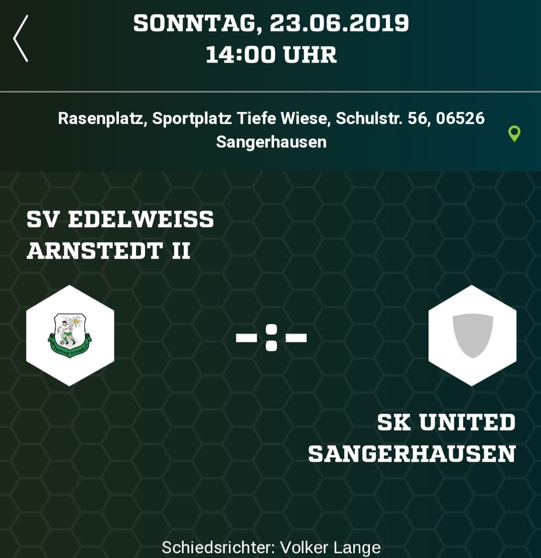 Edelweiß II mit letzten Saisonspiel in Riestedt