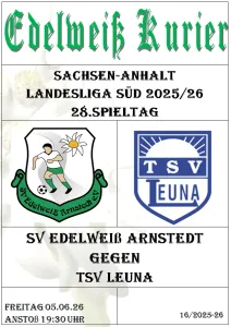 Programmheft 28.Spieltag - TSV Leuna