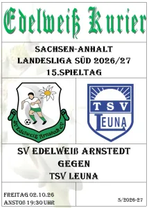 Programmheft 15.Spieltag - TSV Leuna