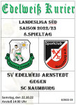 Programmheft  8.Spieltag - SC Naumburg