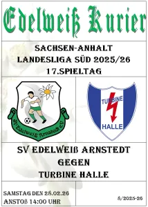 Programmheft 17.Spieltag - Turbine Halle
