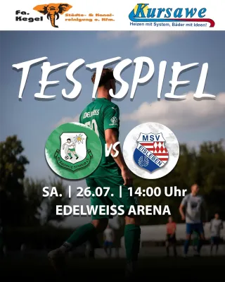 Testspiel: Edelweiß Arnstedt - MSV Eisleben 4:2